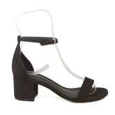 Sandalia Salto Bloco Marrom Escuro Camurça S 20001 0070 0226 Schutz