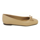 Sapatilha Bico Quadrado Laço Bege C 30225 0001 0024 Anacapri