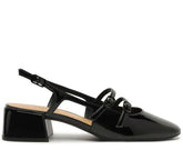 Sapatilha Boneca Slingback Preta Verniz C 30574 0001 0001 Anacapri