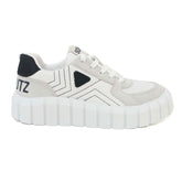 Tênis Mix De Couro Branco S 21425 0019 0001 Schutz
