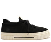 Tênis Preto Knit Sola Alta Alê C 30590 0005 0001 Anacapri