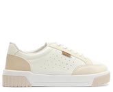 Tênis Sola Alta Branco E Nude Multineutro C 30483 0001 0008 Anacapri