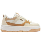 Tênis Sola Estruturada Emma Branco E Marrom C 30533 0001 0015 Anacapri