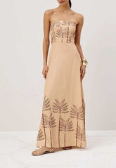 VESTIDO LONGO AMARRAÇÃO 104985 CACAY