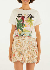 BLUSA T-SHIRT FIT PORTAL TROPICAL 352969 FARM RIO