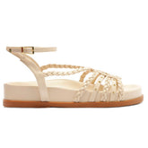 PAPETE TIRAS TRANÇADAS TACHAS BRANCA C 30378 0031 0003 ANACAPRI