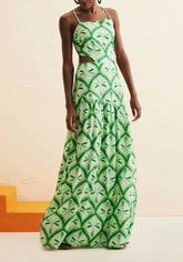 VESTIDO LONGO DEC ASSIMETRICO 103255 CACAY