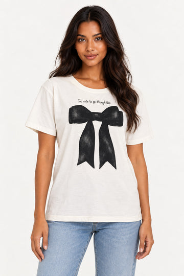 Blusa T-Shirt Laço Aquarela 110050 Dolcemme