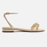 SANDÁLIA LENNY NIEMEYER BEGE TIRA DETALHADA A 13065 0100 0001 AREZZO