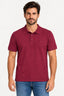Vinho | Camiseta Masculina Polo Botão Piquet Gagnoa — frente