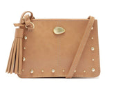 BOLSA TIRACOLO MÉDIA BOHO BEGE C 50002 0181 0004 ANACAPRI