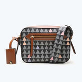 BOLSA TIRACOLO MÉDIA TRIANGLE PRETA S 50010 0102 0017 SCHUTZ