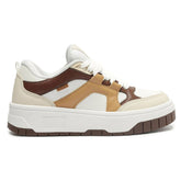 TÊNIS IVY MAXI BRANCO E MARROM TERRA C 30533 0004 0008 ANACAPRI