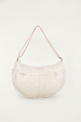 BOLSA FARM BANANA G LISOS PUFFER BEGE SE 78328323GR FARM