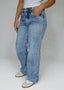Calça Feminina REVANCHE ref. JEANS WIDE - VintedoisK