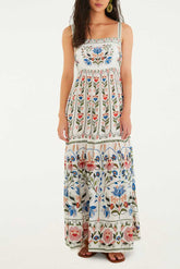 VESTIDO LONGO JARDIM BELEZA 345244 FARM RIO