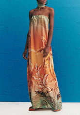 VESTIDO LONGO RETO GOLINHA 102772 CACAY