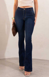 CALÇA JEANS FLARE BOLSO FACA CAFEM00363 REVANCHE