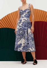 VESTIDO BOJO ESTRUTURADO SAIA 102377 CACAY