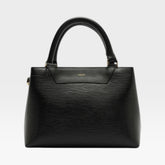 BOLSA TOTE PRETA COURO TEXTURA MÉDIA A 50018 1035 0010 AREZZO