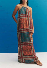 VESTIDO LONGO FRENTE DET CORDAO 102889 CACAY