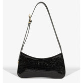 BOLSA AYLA COURO CROCO PRETA S 50021 0012 0001 SCHUTZ
