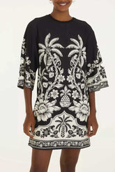 VESTIDO T-SHIRT BIG GUANACASTE 341745 FARM RIO