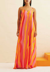 VESTIDO LONGO DET COSTA 102843 CACAY