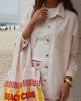 CAMISA JEANS AMPLA STRIPES COAST LISTRAS 10043356 ALCANCE