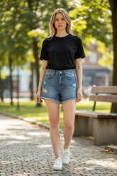 SHORTS JEANS FEM HOT PANTS 49960 DISPARATE