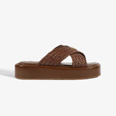 PAPETE VIENA PLATAFORMA X MARROM S 21869 0103 0002 SCHUTZ