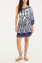 VESTIDO CURTO PEIXE CORRENTEZA 351001 FARM RIO