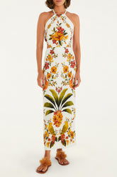 VESTIDO MIDI BOSQUE CHIC 347544 FARM RIO