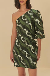 VESTIDO CURTO TUNACO GRÁFICO 337640 FARM RIO