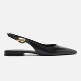 SAPATILHA PRETA FIVELA DOURADA A 13029 0123 0001 AREZZO