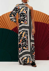 VESTIDO LONGO OMBRO GOLINHA 102328 CACAY