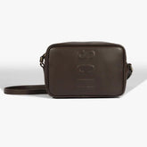 BOLSA TIRACOLO PEQUENA TASSY MARROM ESCURA S 50015 0392 0061 SCHUTZ