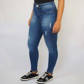 Calça Jeans Cigarrete Button Bk35081 4 Afaq Bokker