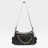 BOLSA TIRACOLO PRETA MÉDIA MATELASSÊ BOLSOS A 57100 2601 0001 AREZZO