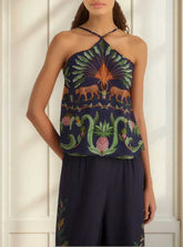 BLUSA REGATA FLORESTA DOCE 341376 FARM RIO