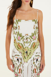 BLUSA REGATA LENÇO FLORESTA DOCE 345372 FARM RIO