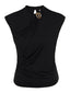 Blusa detalhes begonia Skenn tons rosados, frente feminina