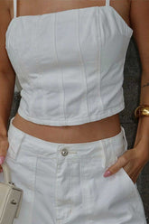 BLUSA TOP JEANS GAIA CORSET 10028005 ALCANCE