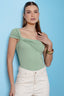 Blusa Rib Chic 404129 Skenn frente feminina elegante