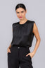 Blusa Gloss cetim tons quentes Skenn, frente feminina