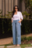 Calça Feminina Skenn ref. JEANS WIDE - VintedoisK