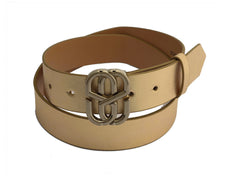 CINTO EMBLEM COURO DOURADO S 43001 0002 0019 SCHUTZ