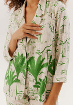Blazer estruturado Cacay 101148, vista traseira feminina