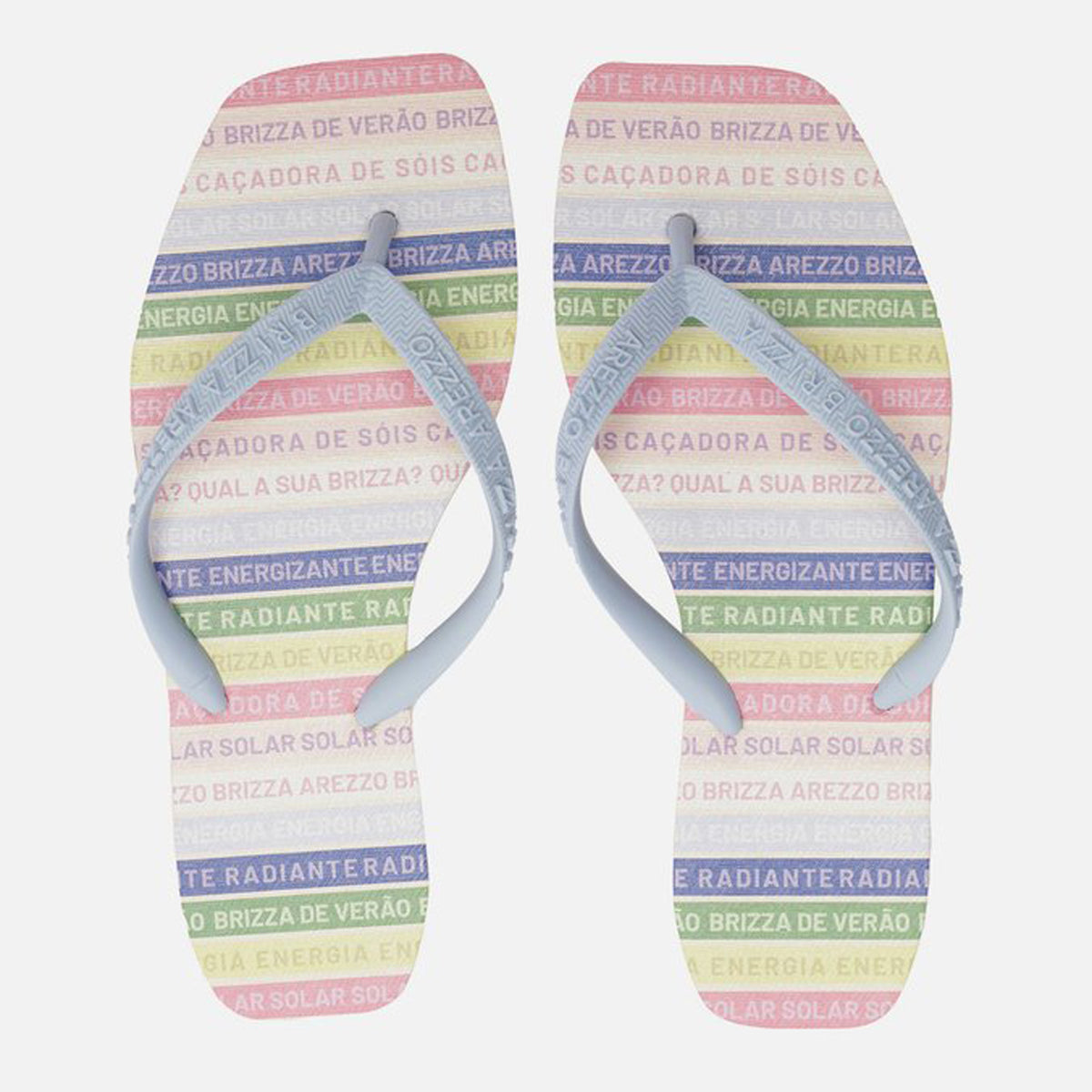 CHINELO DE DEDO AZUL SQUARE FITINHAS COLOR Z 19027 0250 0002 BRIZZA