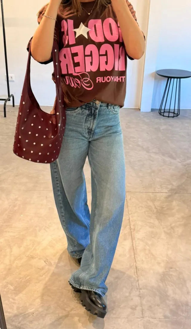CALCA JEANS MAXI WIDE ASY 2430549230 LERRUX Imagem secundária do produto